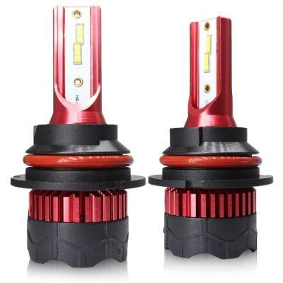 K5 9007 White LED Headlight Bulbs 4500lumen 12V DC LED Auto Light Bulbs