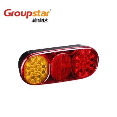 LED Commercial Lighting Turn Stop Trailer Truck Tail Lights Combination Rear Lamps Car Parts Lights