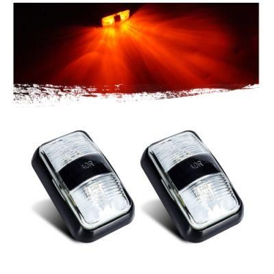 Auto LED Trailer Marker Lights Bullseye Double Bubble