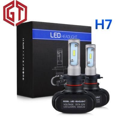 55W Car LED Headlight 9000lm Auto Lamp 6500K LED Light Bulb Electric Car Conversion Kit