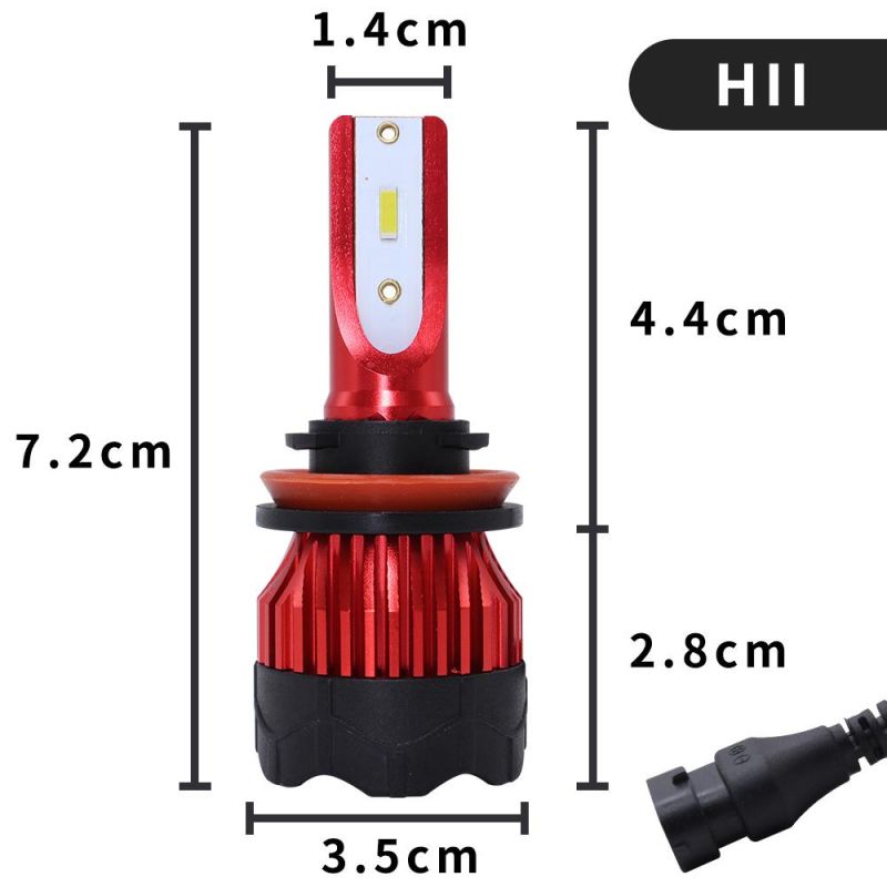 H11 LED Car Headlight H4 H7 H1 H3 Hb3 9005 Hb4 9006 Head Lamp LED Light Bulb