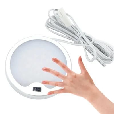 Cabinet/Furniture/Wardrobe Ceiling Light LED Hand Motion Sensor Round LED Puck Lighting