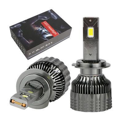 Customize 5500lumen 110W Fanless 6000K H4 LED Car Light Bulb Mini H3 H11 9005 9006 880 H7 LED H7 H4 LED Headlight