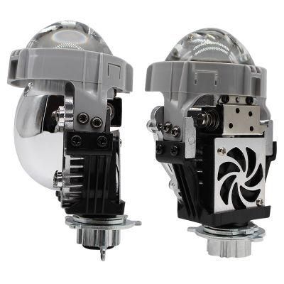 High Power 6500K 12V Car Lamp Rx9 Bi LED Projector Lens Front Light