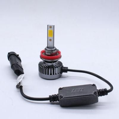 Lightech LED Headlighs for Auto with High Low Beam Bulbs Kit 12V/24V 9004/9007