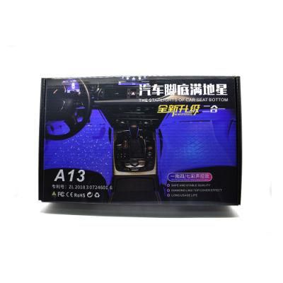 USB Car Interior LED Strip Lights with Warm Light