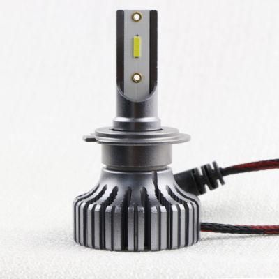 Weiyao H7 Super Bright Fanless H7 Headlamp LED Bulb 4500lumen H7 LED Headlight Car
