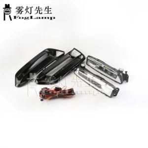 for 2018-2020 Honda Accord Sedan LED Bumper Fog Lights Lamps Bezel