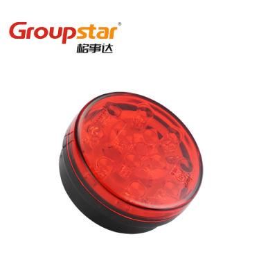Auto Lamps Car Accessories 12V Red Amber White Round Bus Trailer Truck LED Signal Rear Lights Auto Lights