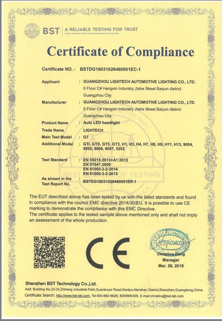 Automotive LED Headlights H1/H3/H4/9005/9006 4800lumen