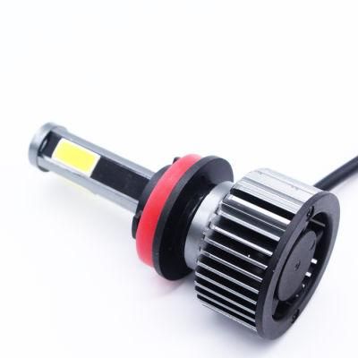 Car LED Headlights COB 4 Sides H11 Fog Lamp LED