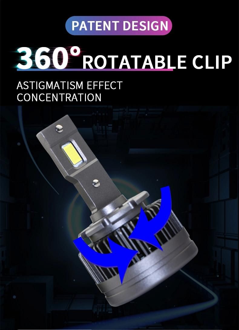 Weiyao D5s LED Headlight Bulb 4500lm 6000K Motorcycle Mini LED Headlight LED Car D5s