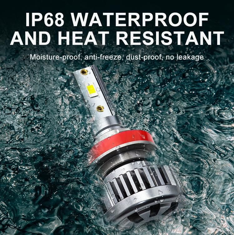 High Beam Low Beam Lights 30W 12000lm 6000K Car LED Headlight IP68 H13 H1 H7 9005 Ar Light Bulbs Automobiles Auto Lamp