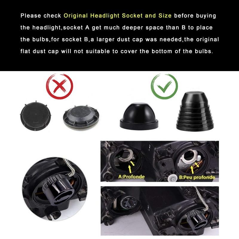 Lightech K3 H4 LED Replacement Headlight Bulbs