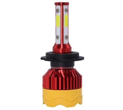 K7 6000K Auto LED Headlight 4sides H4 H7 H11 H13 9005 9006 9007 9008 Car Headlamp