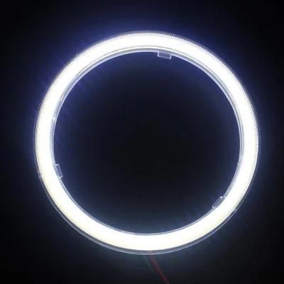 80mm Transparent PVC Shroud Cover, LED Halo Rings Angel Eyes PVC Cover, Plastic PVC Angel Eyes Cover