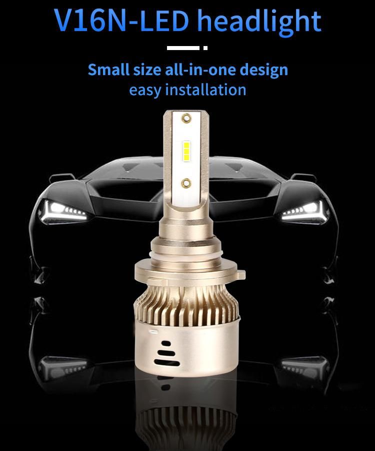 New Car Head Lights Canbus Error Free Auto Car Headlight H1 LED Bulbs with Decoder
