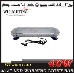 Clear Lenses Amber Warning LED Mini Bar