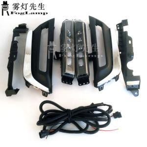 Car Accessories for Honda CRV Cr-V 2017 20118 Front Bumper 12V LED Daytime Running Light LED Lamp Refit Fog Lights 2PCS