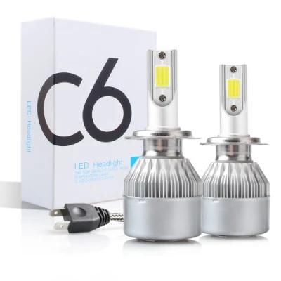 Good Driver Wholesale Cheapest C6 Auto H1 H3 H11 H13 9007 9005 9006 Hb3 Hb4 5202 H4 H7 LED Headlight LED Car Light Lamp 72W 8000lm Auto Lamps