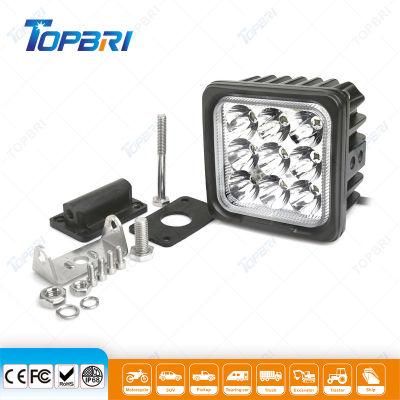 Square 27W LED Work Driving Light LED Car Headlight