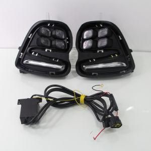 Car LED DRL Daytime Running Light Fog Lamp with Signal for Chevrolet Cruze 2016-2017