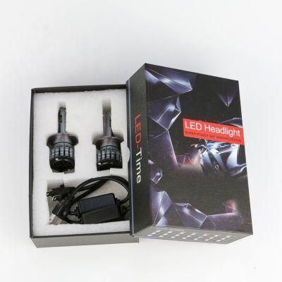 V11n New Developed Auto Accessories Fan Cooling K5 High Lumen 5500lm H4 LED Lamp Car Headlights
