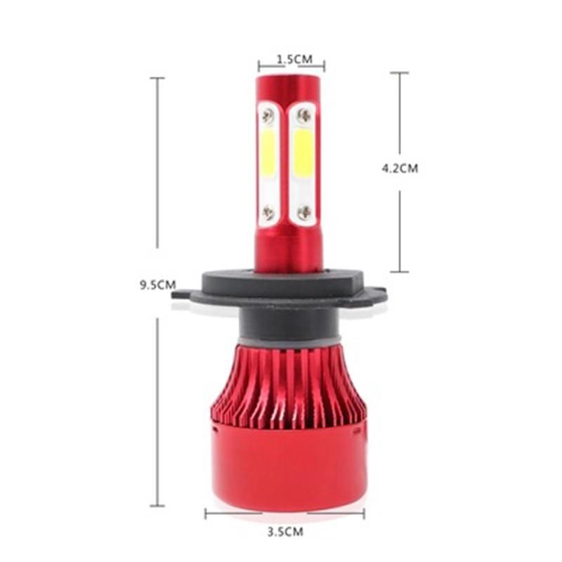 X7 4 Sides LED H7 Headlight H4 S2 COB 9005 9006 9012 H11 H7 H4 LED Headlights Car Accessories