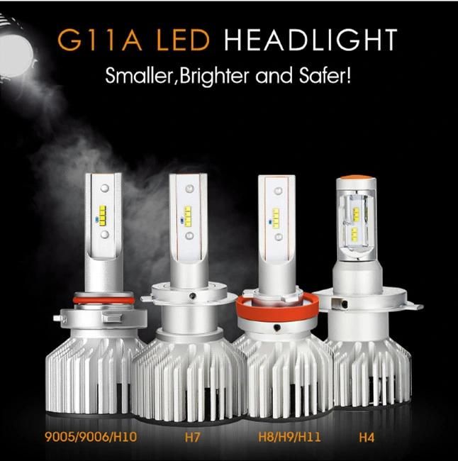 High Power Car LED Bulb 9-32V 60W 6000lm G11A H4 Car LED Headlight