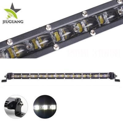 New Boat SUV 4X4 4WD ATV 24 Volt 60W 22 Inch Single Row Super Slim LED Light Bar for Truck off Road