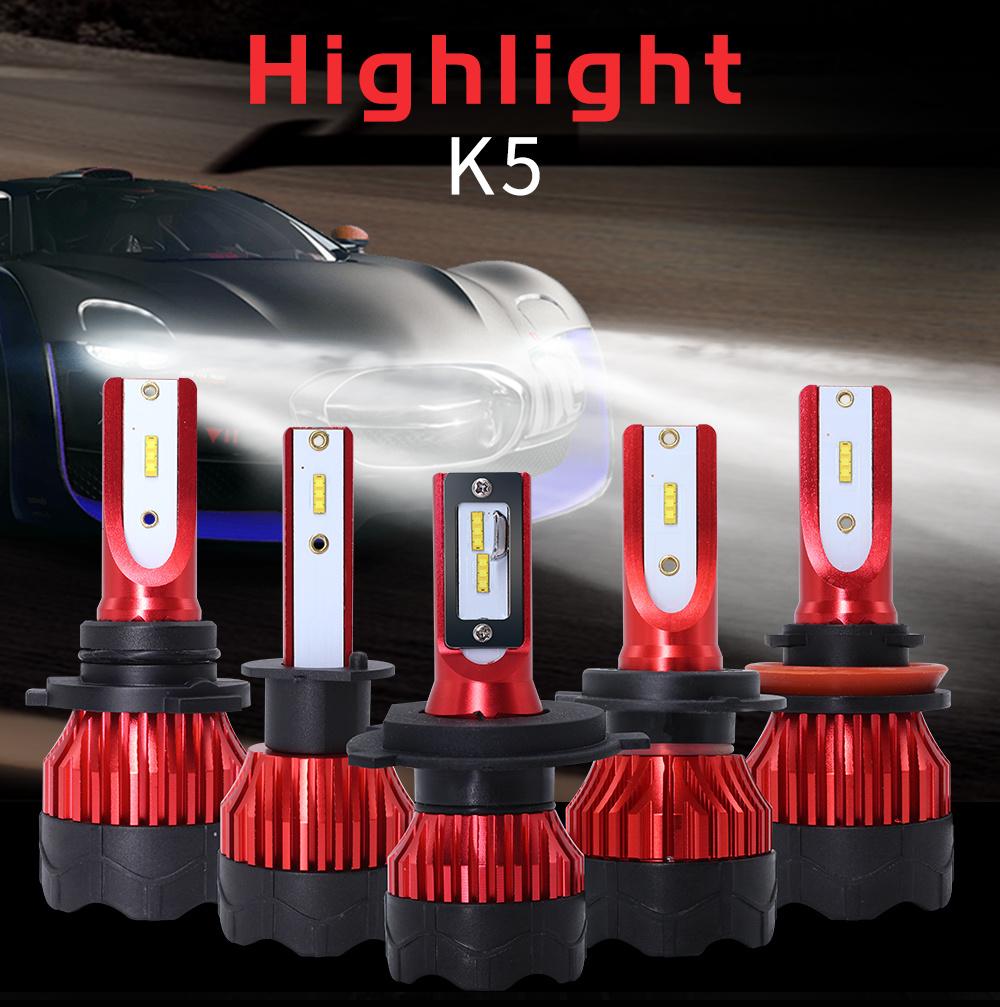 12000lm 60W K5 H1 Auto Lamp with Car LED Lights H13 9007 S1 and S2 8000lm Auto Light