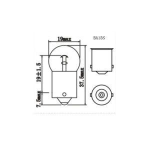 G18 R10W 12V 10W Ba15D Hot LED Car Blubs Headlight Backup Fog Auto Lights Halogen Stop Lamps Tail Turn Bulbs for Car Bus and Truck