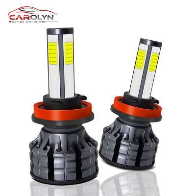 K9 9005 Hb3 9006 Hir2 Hb3 Hb4 H1 H4 6000K Car Laser Headlamp Bulbs LED 24V Auto Universal 4 Side LED Headlight Bulb H7