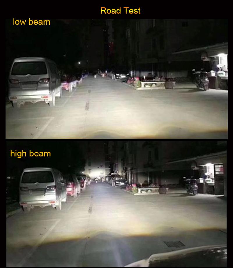 Sanvi Newest A8 3 Inches Car Bi LED Projector Lens Headlight 5500K 50W Auto LED Projector Headlamp Car Light Acceesories