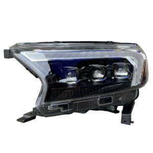 Newly Full LED Car Headlight Triple Proyector Lens Auto Lamp for Ford Ranger T6 T7 and Raptor