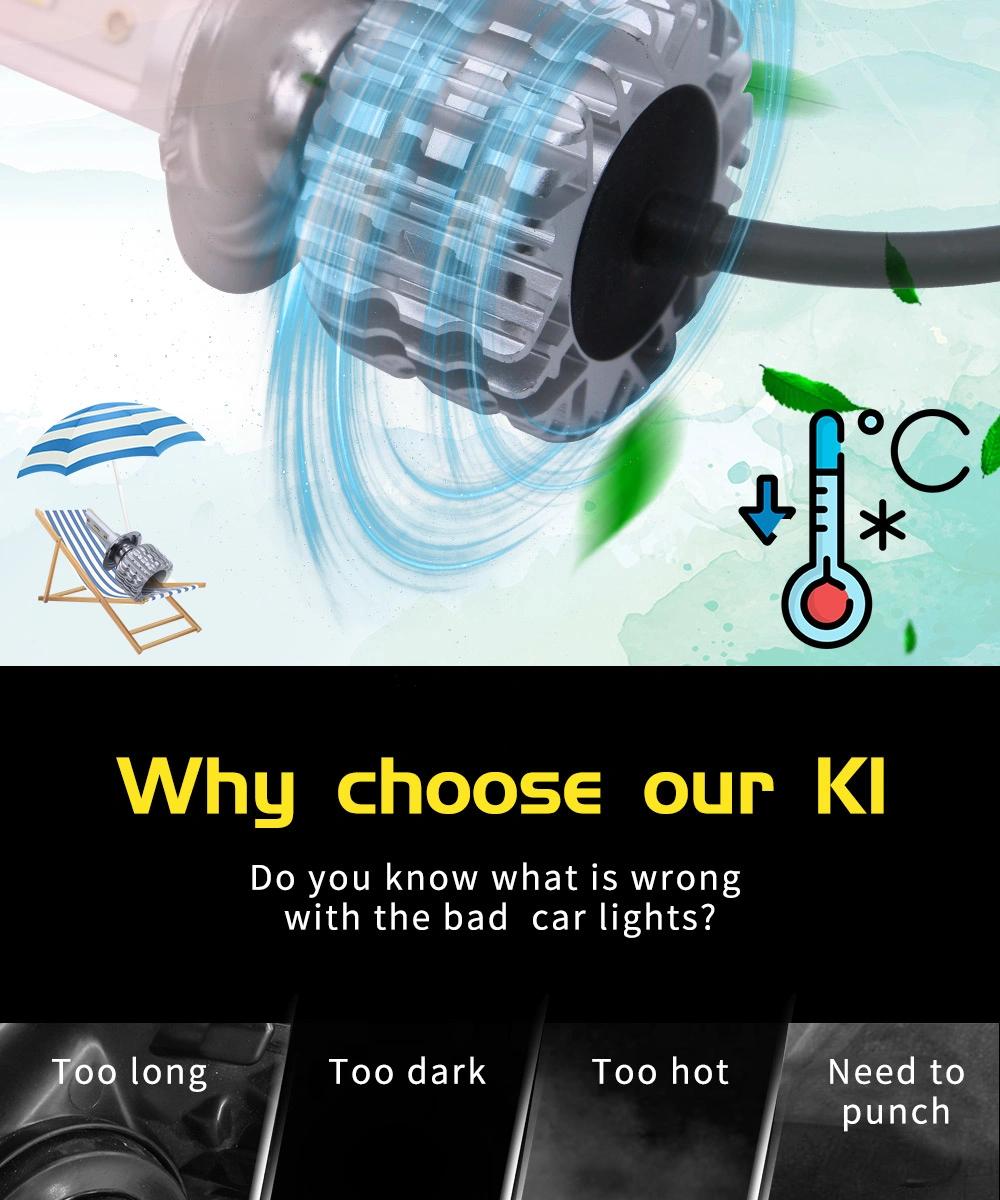 K1 Automotive LED Car Light H1 H3 H7 H8 H9 H11 Auto LED Headlights