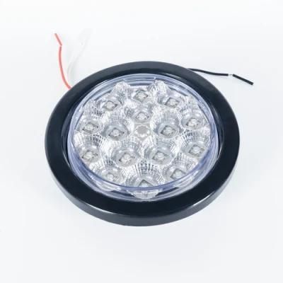 4 Inch Round LED Stop Turn Back-up Trailer Tail Lights