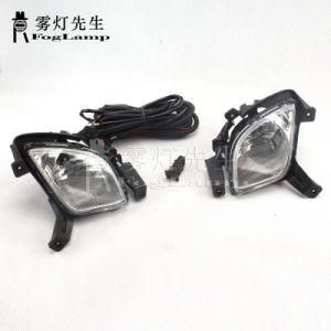 Front Bumper Fog Light Set for Hyundai IX35 for Tucson for Verna 2011 2012 2013 Halogen Fog Lamp Switch Wiring Harness Kit Set
