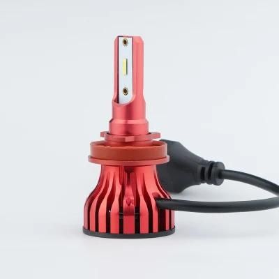 Weiyao V28 H11 Ultra-Thin Light 4500lm 6500K H11 LED Headlight Plug and Play LED Light Bulb H11