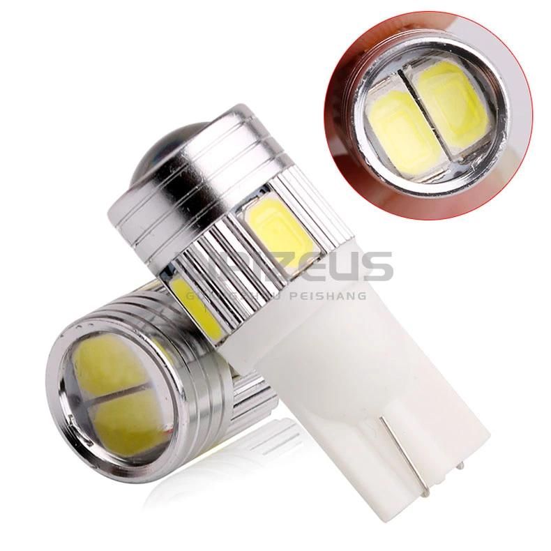 T10 194 168 W5w 5630 6SMD + 1.5W Lens High Power LED Lights, LED Signal Bulbs LED License Plate Lamps, SMD LED Recessed Lig
