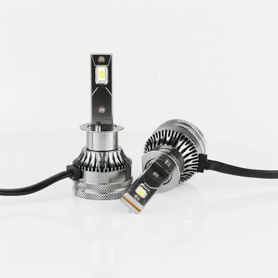 Cheap Wholesa Factory N37 4500lm 120W Projector Lens V15 H4 H1 H7 9005 9006 Auto Car LED Light Motorcycle Bulb H4 LED Headlight