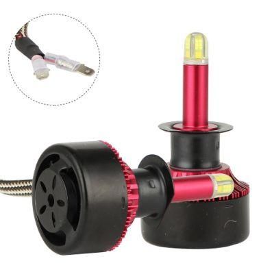 H1 LED Car Headlight 4 Sides Auto Lamps LED Light Bulb Car Accessories