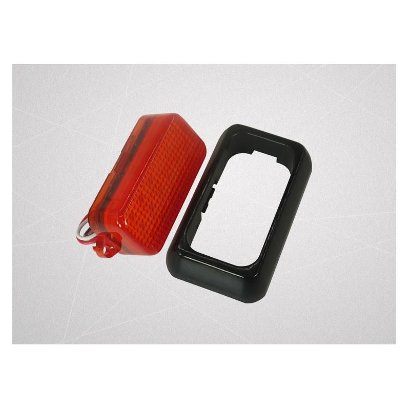 Factory High Quality 18PCS LEDs12-24V Rectangle Vehicle Stop Turn Rear Tail Lights for Truck Trailer Marine