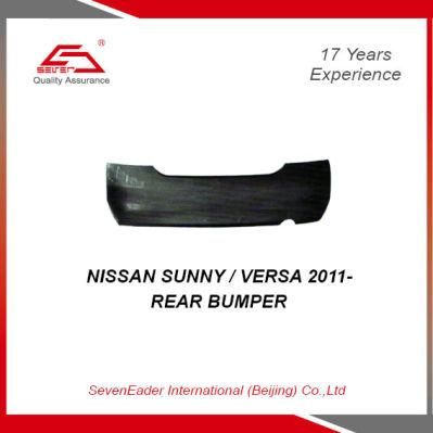 Auto Car Spare Body Parts Rear Bumper for Nissan Sunny / Versa 2011-