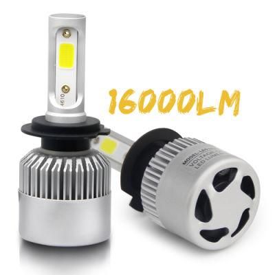 S2 16000 Lumen COB H4 LED Bulb H7 Auto H7 H11 H4 LED Car Light Bulbs H7 H4 LED Headlight