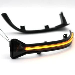 Smoked Door Mirror Winker LED Sequential Dynamic Indicator with Blue Light for G30 5 Series 2017