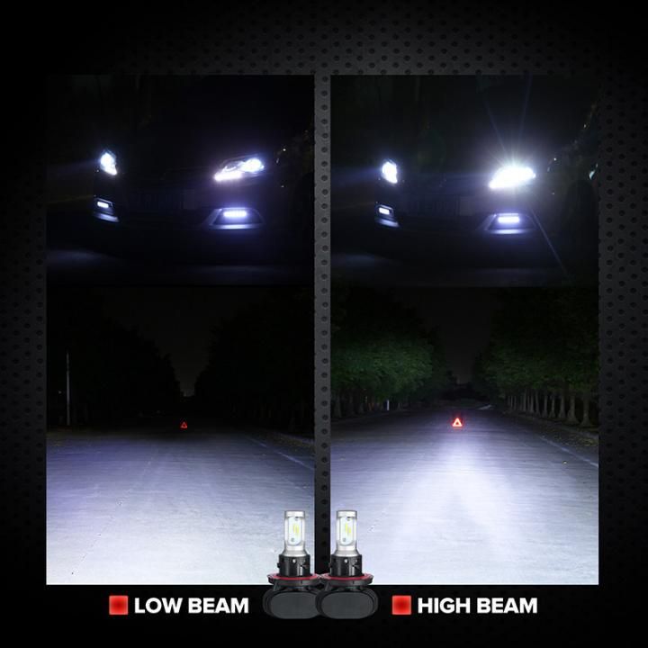 S1 LED Headlight H27 881 Hb3 Hb4 LED Automotriz 12V 50W 8000lm 6500K