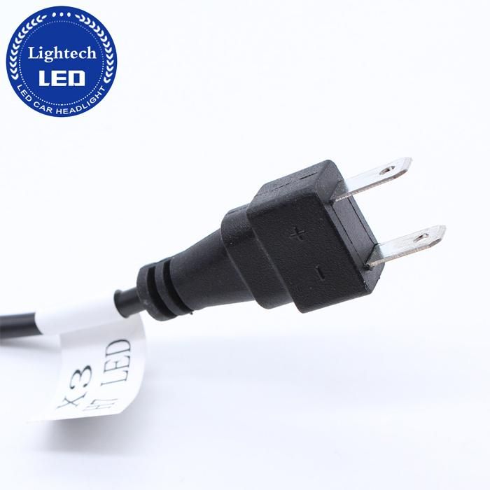 Factory Direct Sell Zes Chip 6500K 8000 Lumen H7 Headlight Bulbs LED X3 Automotive LED Headlight