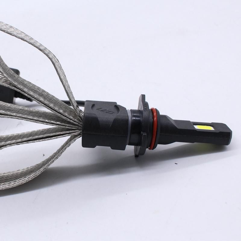 Copper Heat Dissipation Belt Fanless 4800lm LED Headlight 9005