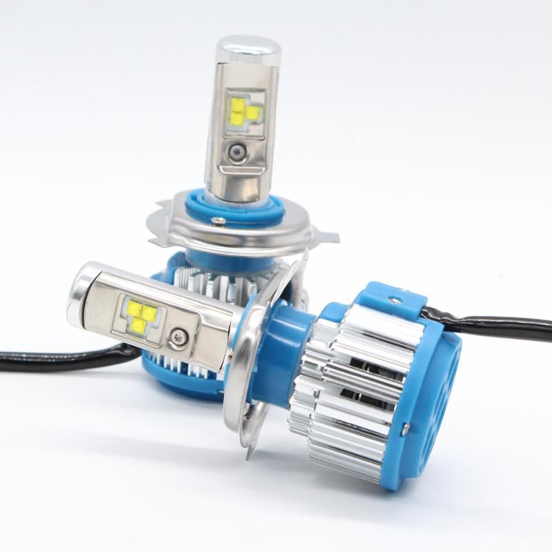 T1 Turbo Fan Car LED Headlight H4 H7 H8 H11 9005 9006